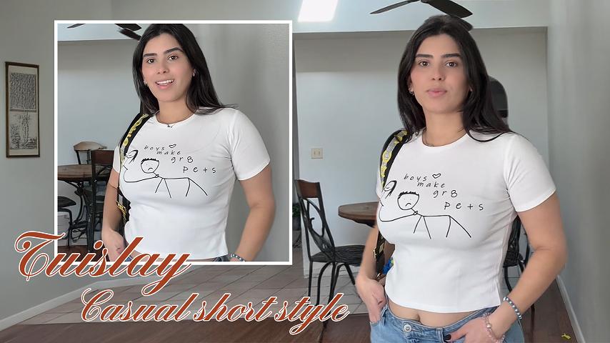 Tuislay Womens Y2k Baby Tee Kawaii Graphic Crop Top Funny Cute